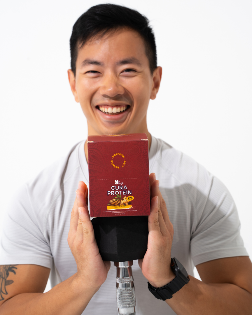 Hojū Cura Recovery Protein Blend in Box - Golden Chai Masala (10x35g)