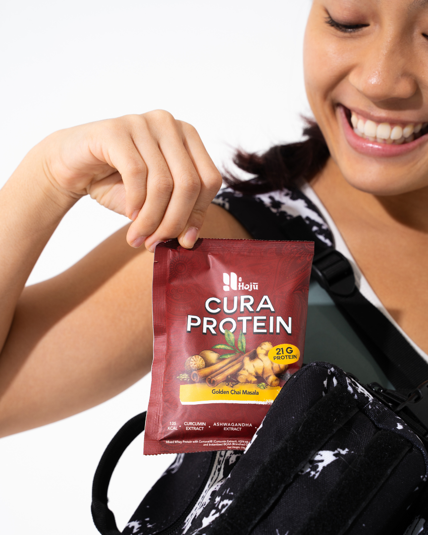 Hojū Cura Protein in Sachet - Golden Chai Masala (1x35g)