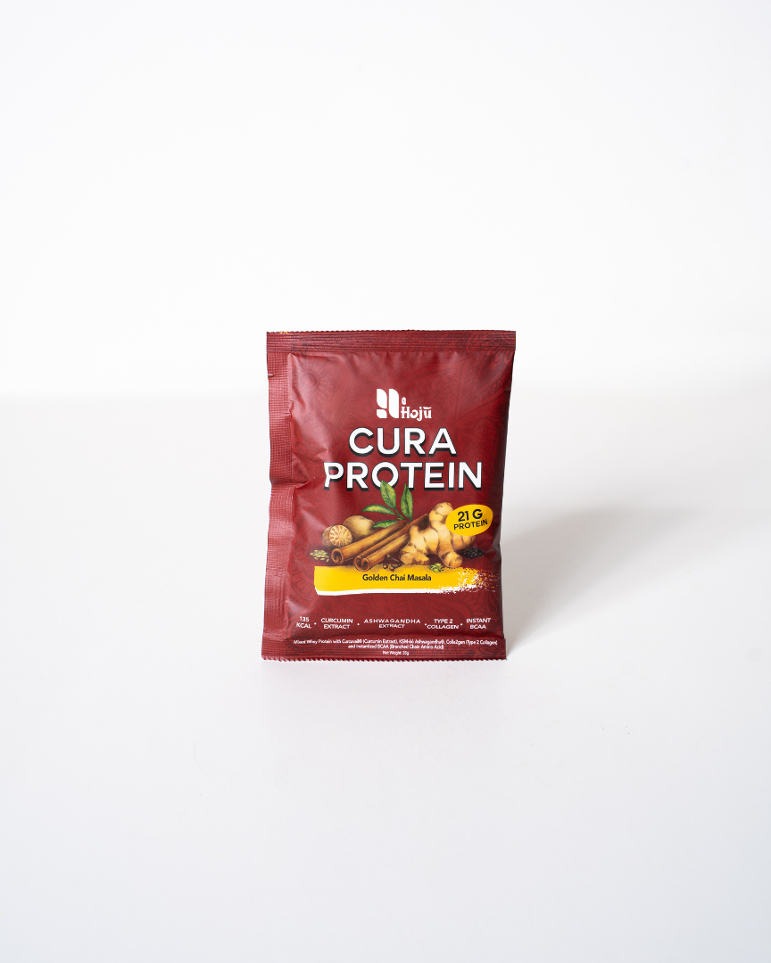 Hojū Cura Protein in Sachet - Golden Chai Masala (1x35g)