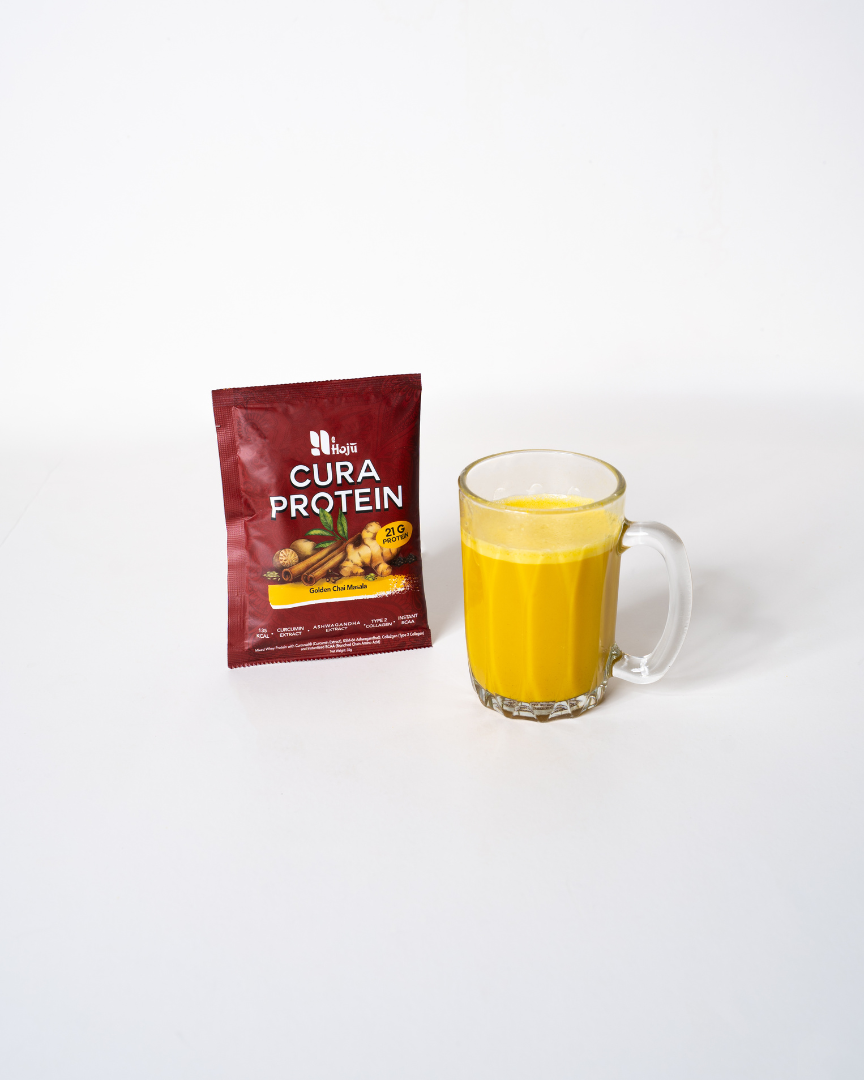 Hojū Cura Protein in Sachet - Golden Chai Masala (1x35g)