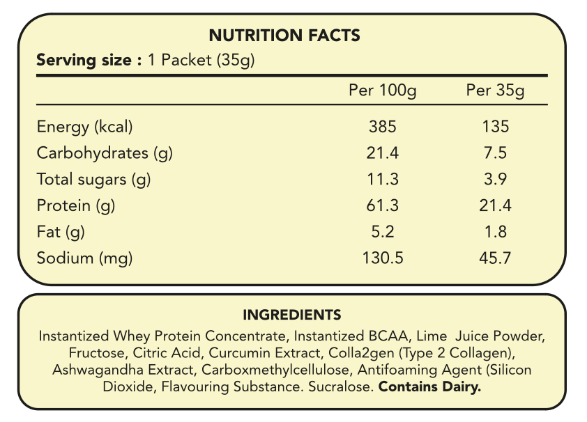 Hojū Cura Protein Passionfruit and Mango (10x35g)